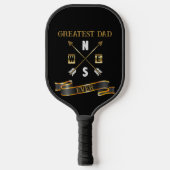 Bester Vater je Pickleball Paddel Schläger (Vorderseite)
