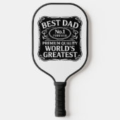 Bester Vater je Pickleball Schläger (Vorderseite)