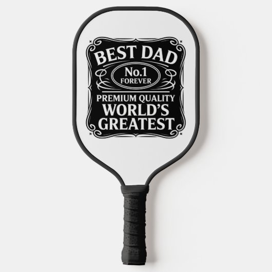 Bester Vater je Pickleball Schläger (Rückseite)