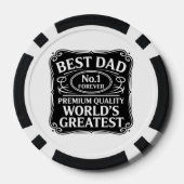 Bester Vater je Pokerchips (Rückseite)