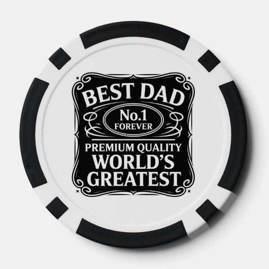 Bester Vater je Pokerchips (Rückseite)