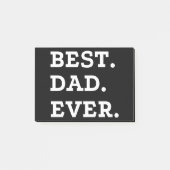 Bester Vater je Post-it Klebezettel (Vorderseite)