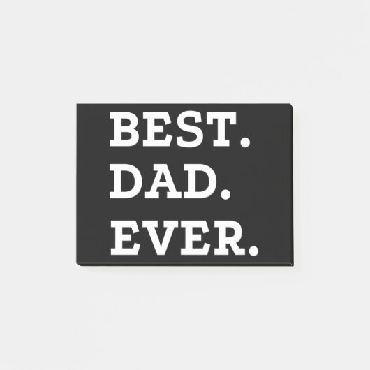 Bester Vater je Post-it Klebezettel (Vorderseite)