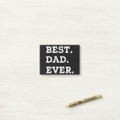 Bester Vater je Post-it Klebezettel (Auf Schreibtisch)