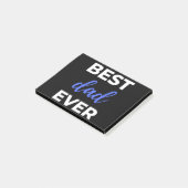 Bester Vater je Post-it Klebezettel (angewinkelt)