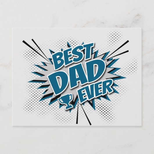 Bester Vater je Postkarte (Vorderseite)