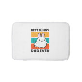 Bester Vater je Rabbit niedlicher Hase Badematte (Vorderseite)