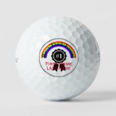 Bester Vater je Rainbow Golf Balls HAMbWG Golfball (Vorderseite)
