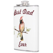 Bester Vater je Red Kardinal Flask Flachmann (Links)