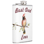 Bester Vater je Red Kardinal Flask Flachmann (Rechts)