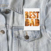 Bester Vater je Retro Button-Abzeichen Button (Insitu)