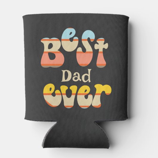 Bester Vater je Retro Dosenkühler (Rückseite)