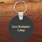 Bester Vater je Retro Schlüsselanhänger (Rückseite)