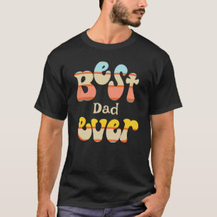 Bester Vater je Retro T-Shirt