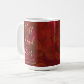 Bester Vater je Rost Brown Vatertag Kaffeetasse (Vorderseite Links)