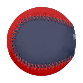 Bester Vater je rot und blau Baseball (Vorderseite Links)