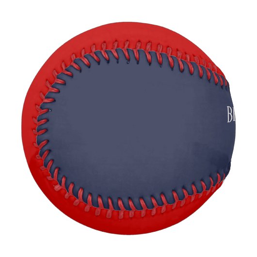 Bester Vater je rot und blau Baseball (Vorderseite Links)