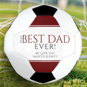 Bester Vater je Roter Schwarzer Vatertag Fußball