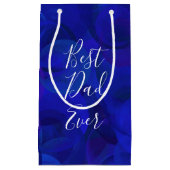 Bester Vater je Royal Blue Vatertag Kleine Geschenktüte (Vorderseite)