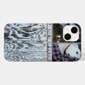 Bester Vater je rustikal bedrücktes Holz hinzufüge Case-Mate iPhone Hülle (Rückseite (Horizontal))