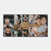 Bester Vater je rustikale Holzkörnerkollektion Schreibtischunterlage (Vorderseite)