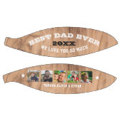  Bester Vater je rustikales Holz 5 FotoCollage Basketball (Panele)