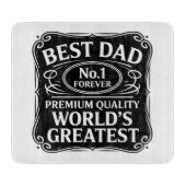 Bester Vater je Schneidebrett (Vorderseite)