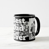 Bester Vater je Schwarzweiß-Tasse Tasse (VorderseiteRechts)
