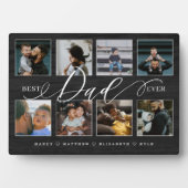 Bester Vater je Schwarzwurzel-FotoCollage Fotoplatte (Vorderseite)