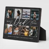 Bester Vater je Schwarzwurzel-FotoCollage Fotoplatte (Seite)