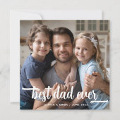 Bester Vater je Script-Foto (Vorderseite)