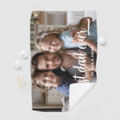 Bester Vater je Script-Foto Golfhandtuch (Insitu)