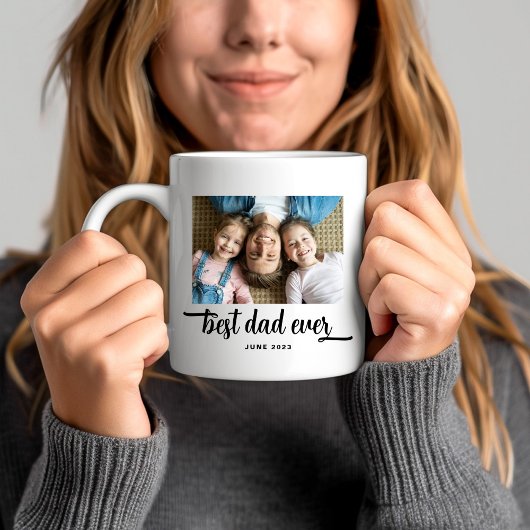 Bester Vater je Script-Foto Kaffeetasse