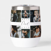 Bester Vater je Script Vatertag FotoCollage (Vorderseite)