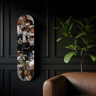 Bester Vater je Script Vatertag FotoCollage Skateboard