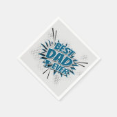 Bester Vater je Serviette (Ecke)