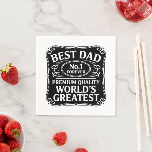 Bester Vater je Serviette (Beispiel)