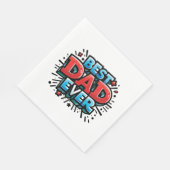 Bester Vater je Serviette (Ecke)