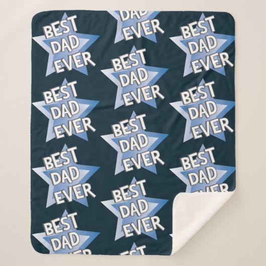 Bester Vater je Sherpadecke (Vorderseite)