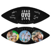 Bester Vater je signiertes Foto Personalisiert Football (Paneele)