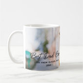 Bester Vater je Single Foto Tasse (Links)