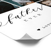 Bester Vater je Skript | Beibehaltung des Vatertag Poster (Ecke)