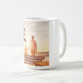 Bester Vater je Sprichwörter 20:7 Christliche Bibe Kaffeetasse (VorderseiteRechts)