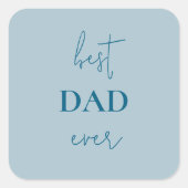 Bester Vater je Sticker | Vatertagsgeschenk (Vorderseite)