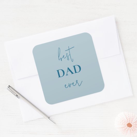 Bester Vater je Sticker | Vatertagsgeschenk (Umschlag)
