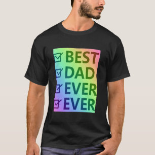 Bester Vater je, stolze LGBTQ Männer Geschenke zu T-Shirt