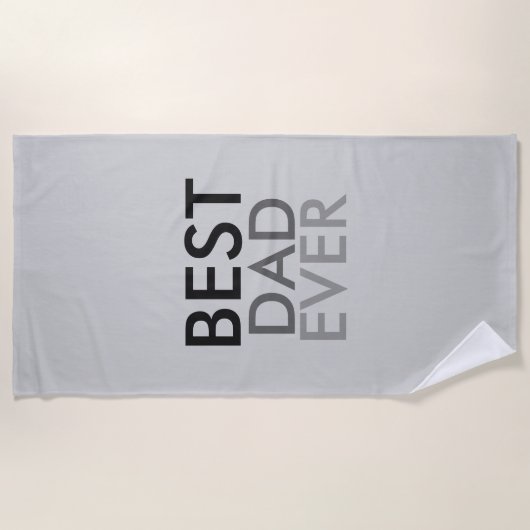 Bester Vater je Strandtuch (Vorderseite)
