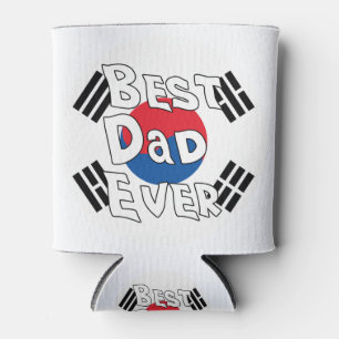 Bester Vater je Südkorea-Flagge Dosenkühler