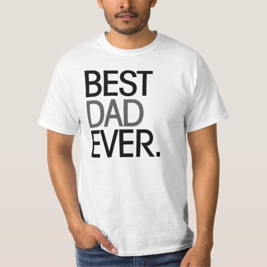 Bester Vater je T-Shirt (Vorderseite)