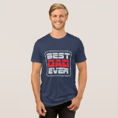 Bester Vater je T - Shirt (Vorderseite voll)